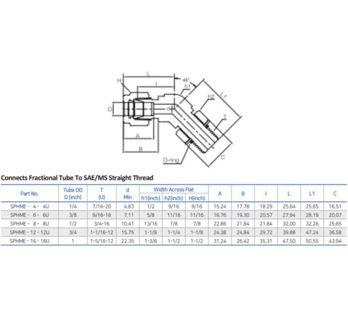 BMT Superlok 45 Positionable Male Elbow Mega Valve Fitting Pte Ltd