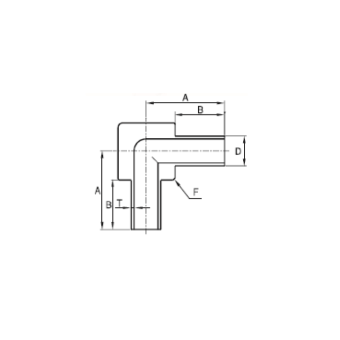 JSK Forged Weld Fittings – 90 ° Elbow – Mega Valve & Fitting Pte Ltd